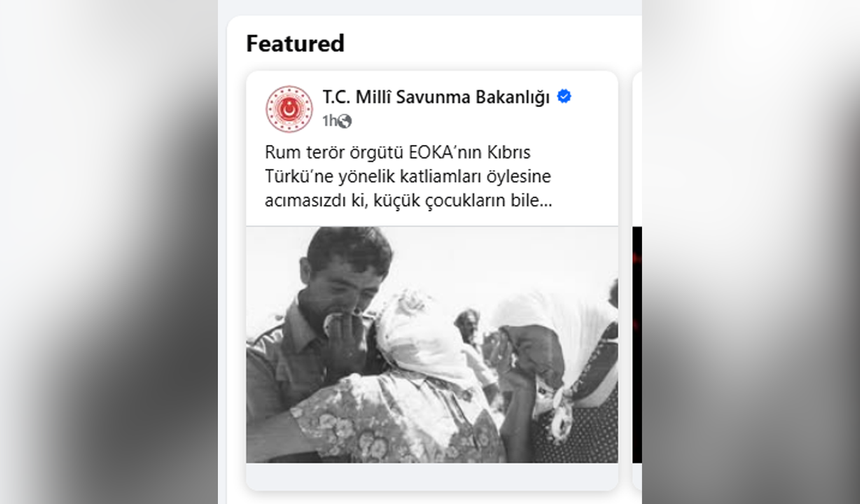 MSB, Rum terör örgütü EOKA'nın katliamlarını anlatan videonun üçüncüsünü paylaştı