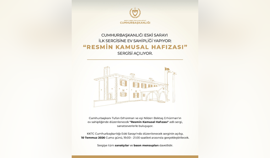 Eski cumhurbaşkanlığı sarayı “Resmin Kamusal Hafızası” adlı sergiye ev sahipliği yapacak