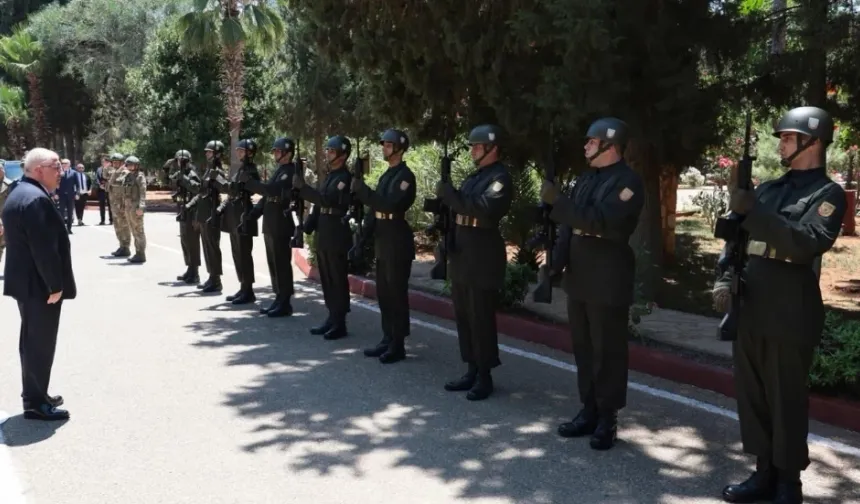 Türkiye Milli Savunma Bakanı Güler, KKTC'de konuşlu 39'uncu Mekanize Piyade Tümen Komutanlığını denetledi