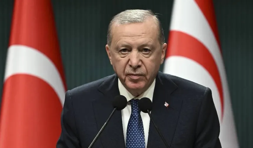 Erdoğan: Ana vatan ve garantör ülke olarak Kıbrıs Türk halkını haklı mücadelesinde asla yalnız bırakmayacağız