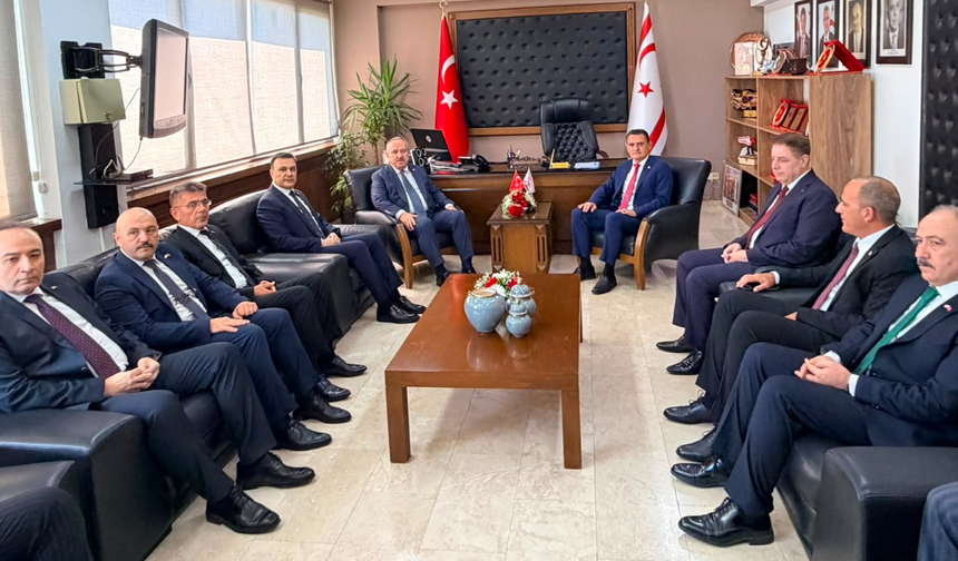 İçişleri Bakanı Oğuz, TC Emniyet Genel Müdürü Ali Fidan’ı kabul etti