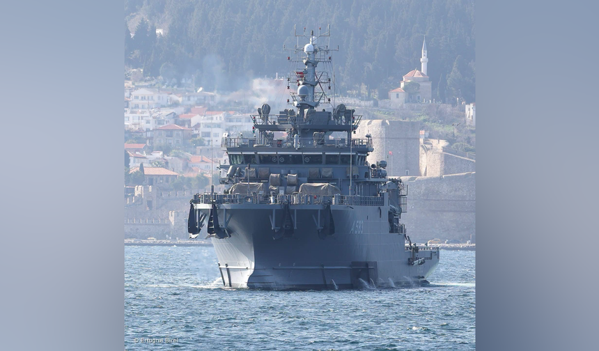 TCG IŞIN (A-583) Girne Açıklarındaki Batık Operasyonu İçin Yola Çıktı
