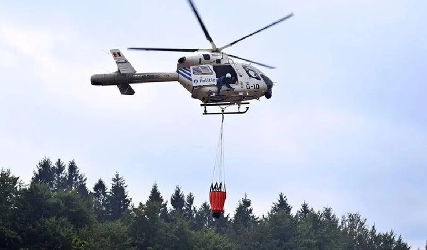 Belçika'daki büyük orman yangını 7. gününde kontrol altına alındı