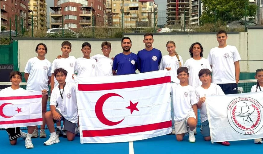 Gönyeli Tenis Kulübü’nden Gürcistan’da uluslararası başarı