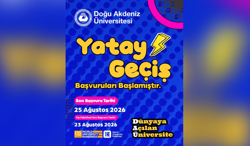 DAÜ’de yatay geçiş başvuruları devam ediyor