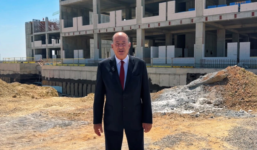 Dinçyürek: "Yeni Lefkoşa Devlet Hastanesi 2027’nin sonunda açılacak"