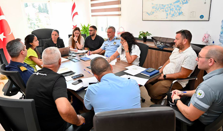 Girne’de Güvenlik ve Trafik Değerlendirildi