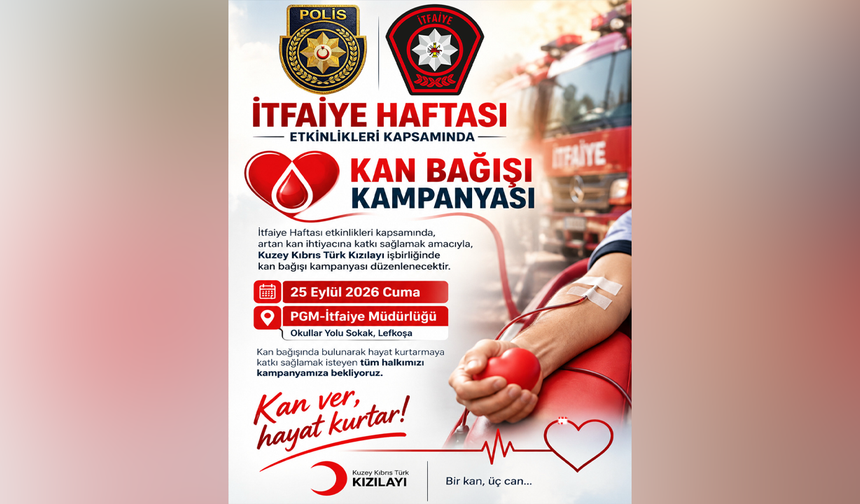 İTFAİYE HAFTASI ETKİNLİKLERLE BAŞLIYOR: YANGIN BİLİNCİ VE FARKINDALIK ARTACAK