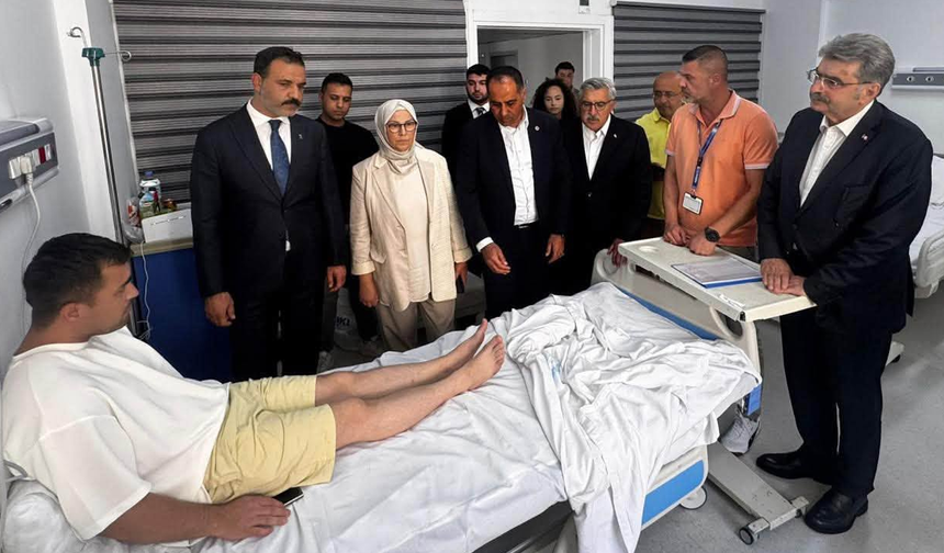 Orhan Erdem Ve AK Parti Heyetinden KKTC’de Taziye Ve İnceleme Ziyareti