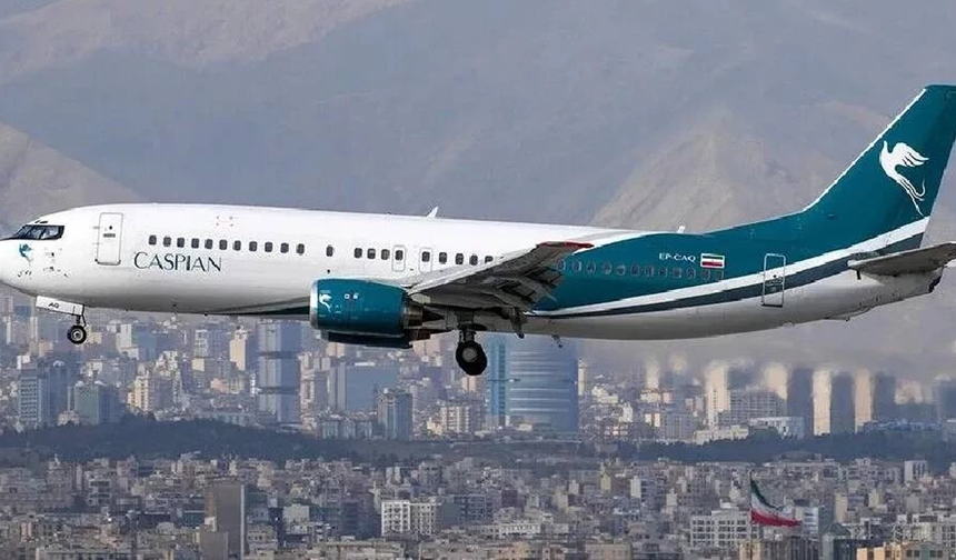 İran merkezli Caspian Airlines'e ait yolcu uçağı haciz nedeniyle seferden çekildi