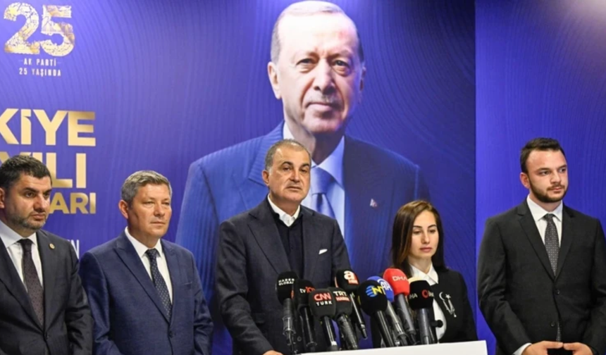 AK Parti Sözcüsü Ömer Çelik: Usulsüzlük ve yolsuzluk yapanlar hesap verecek