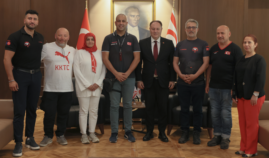 Öztürkler, T-Bikers Heyetini Kabul Etti