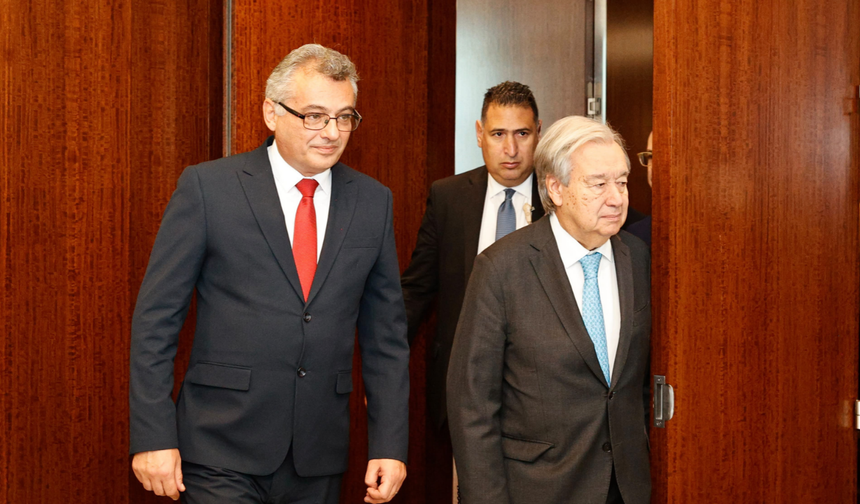 Erhürman, Guterres ile New York’taki görüşmesini tamamladı