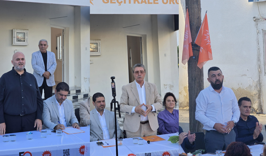 GEÇİTKALE’DE UBP HEYETİNE YOĞUN İLGİ
