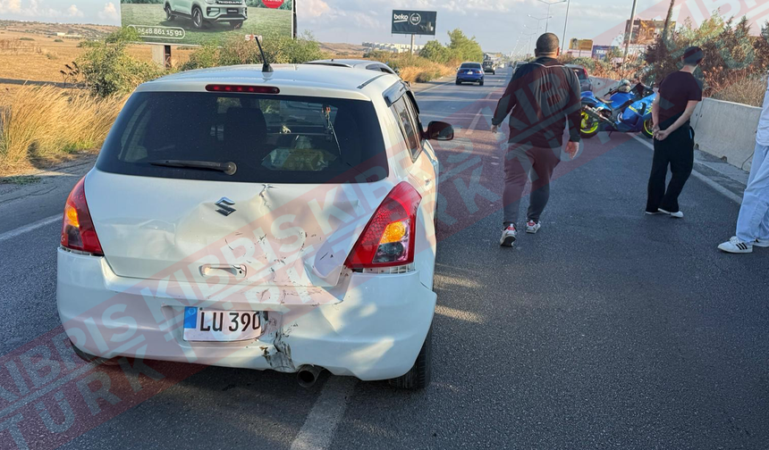 Lefkoşa-Girne Anayolu’nda Trafik Kazası: 1 Yaralı