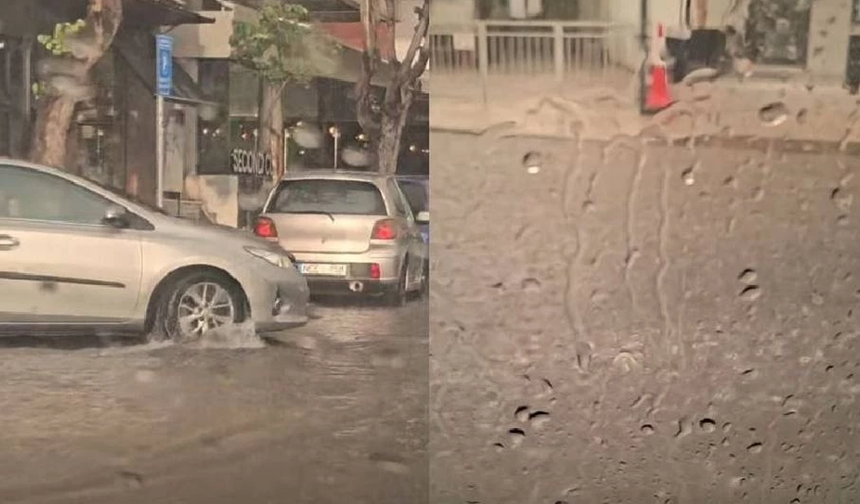 Güney Kıbrıs'ta aşırı yağış ve rüzgar zarara yol açtı: Bir uçak Larnaka Havalimanı’na yönlendirildi