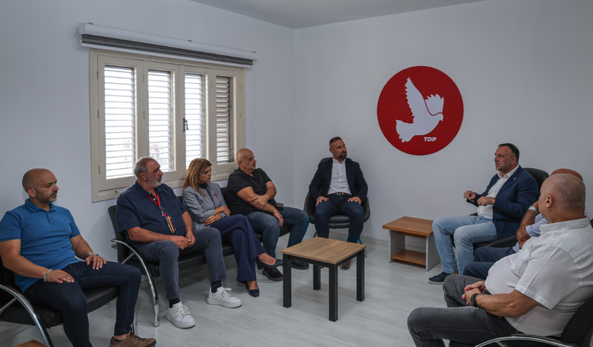 TDP, KTÖS heyetini kabul etti