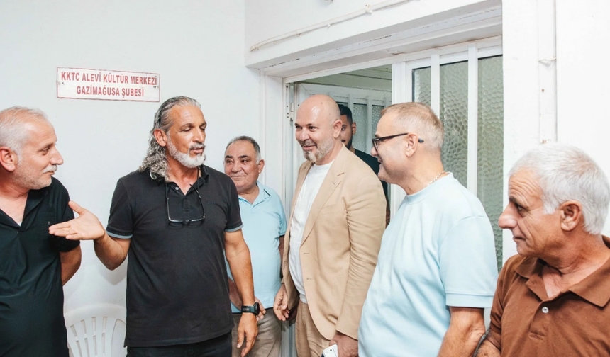 Koral Bozkurt Alevi Kültür Merkezi Gazimağusa Şubesi’ni ziyaret etti