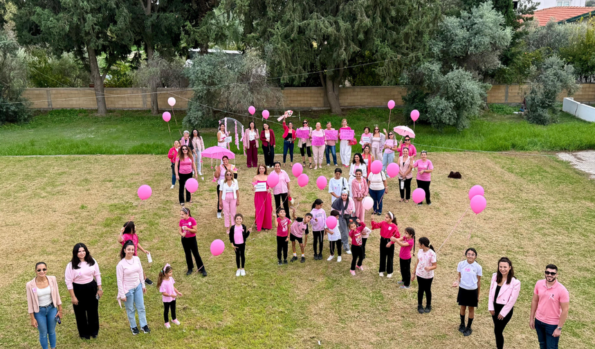 PİLE TÜRK İLKOKULU’NDA “PEMBE GÜN”: ERKEN TANIYA DİKKAT ÇEKİLDİ