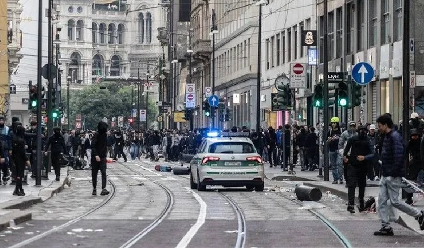İtalya'da şiddetli protestoların ardından hükümet, Milano'da asker görevlendirme hazırlığında