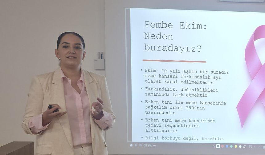 DAÜ'de "Meme Kanseri Farkındalık Semineri” düzenlendi