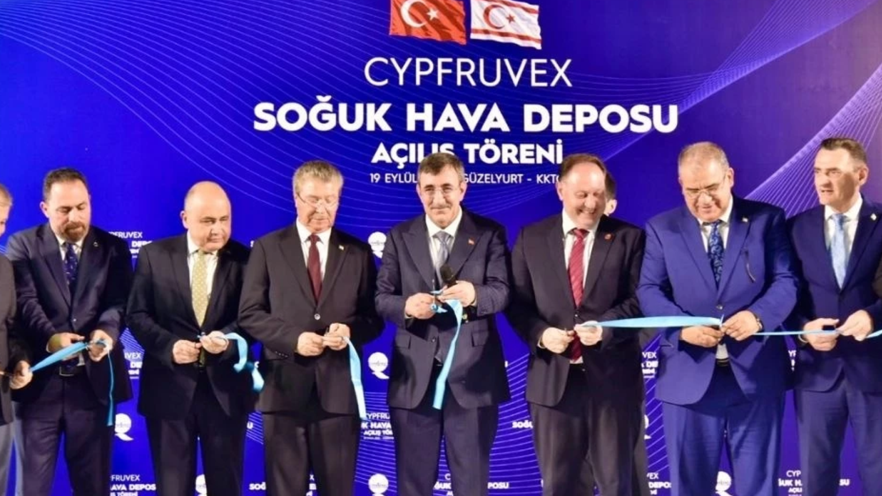 Cypfruvex Güzelyurt Soğuk Hava Deposu Entegre Tesisleri hizmete açıldı