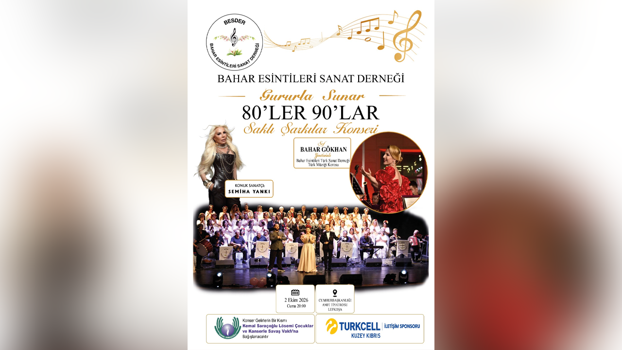 “80’ler 90’lar Saklı Şarkılar Konseri” ertelendi