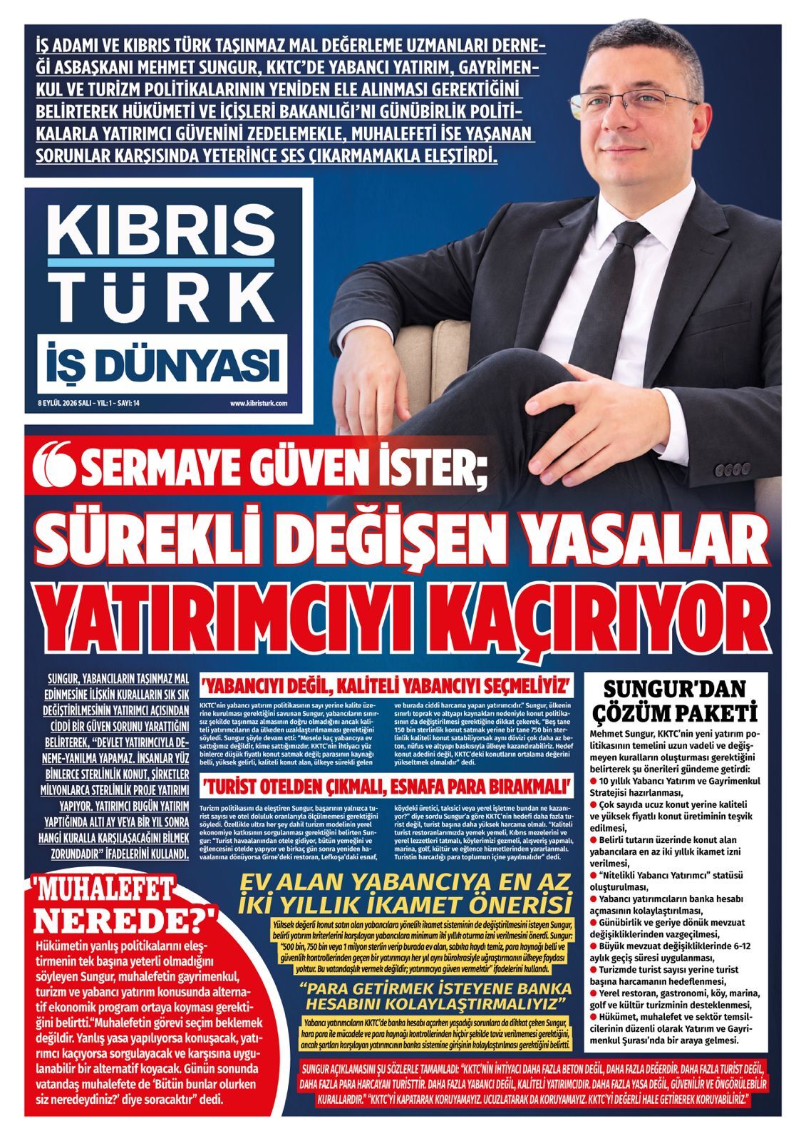 08 EYLÜL İŞ DÜNYASI