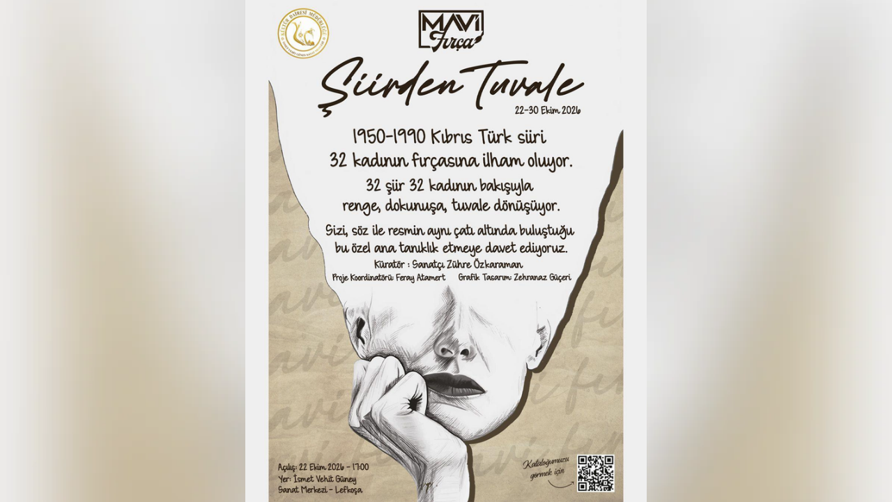“Şiirden Tuvale” Lefkoşa’da sergilenecek