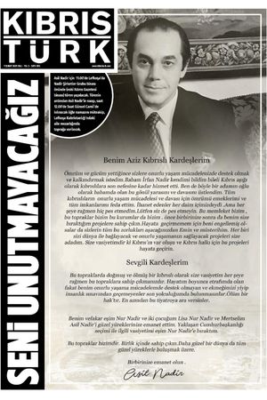 KIBRIS TÜRK GAZETE 903. SAYI