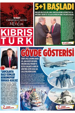 KIBRIS TÜRK GAZETE 938. SAYI