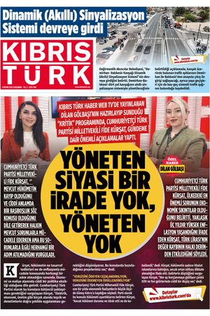 KIBRIS TÜRK GAZETE 960. SAYI
