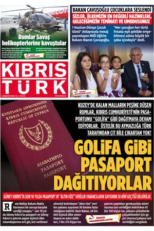 KIBRIS TÜRK GAZETE 1012. SAYI