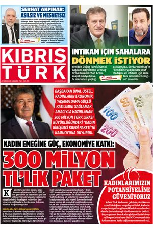 KIBRIS TÜRK GAZETE 1037. SAYI