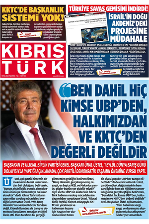 KIBRIS TÜRK GAZETE 1103. SAYI