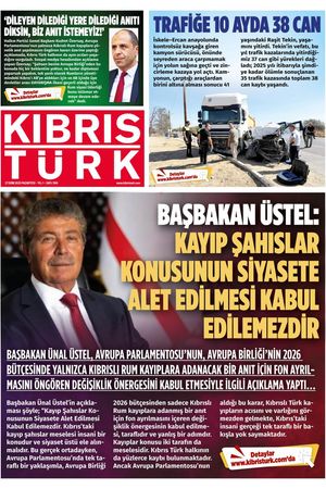 KIBRIS TÜRK GAZETE 1162. SAYI