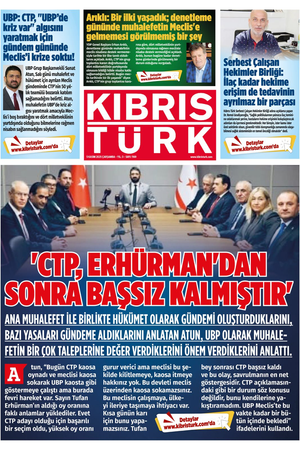 KIBRIS TÜRK GAZETE 1171. SAYI