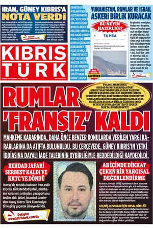 KIBRIS TÜRK GAZETE 1215. SAYI